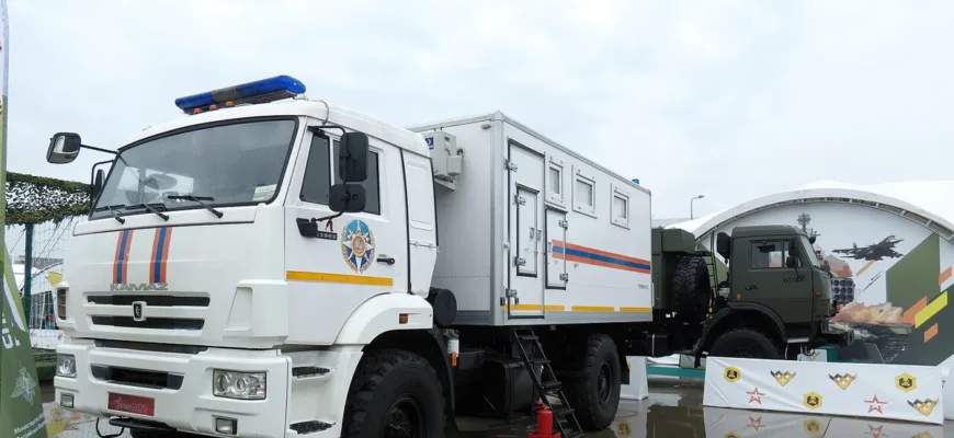 аварийно-спасательный автомобиль МЧС России на шасси КамАЗ