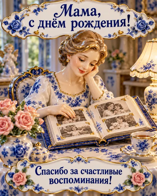 Семейный альбом: Мама, с днём рождения! Спасибо за счастливые воспоминания!