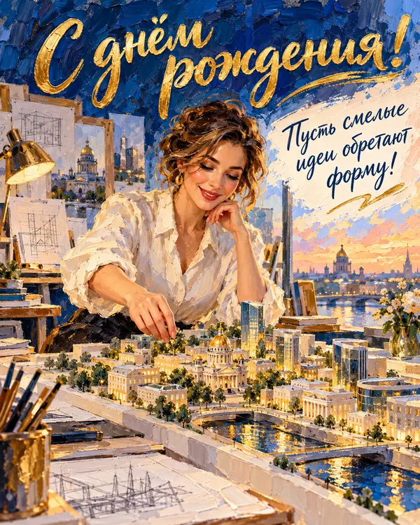 Город мечты: С днём рождения! Пусть смелые идеи обретают форму!